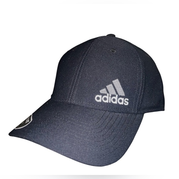 NWT Adidas Areoready Release 3 Stretch Fit S/M Black Hat - Picture 1 of 9